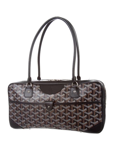 authentic goyard saint martin shoulder bag coating inside|authentic goyard purse.